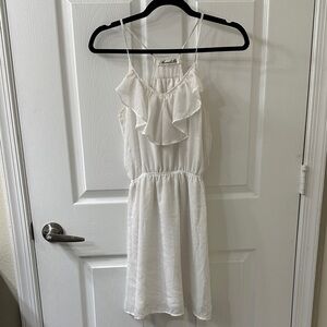 Annabella Elegant White Halter Dress